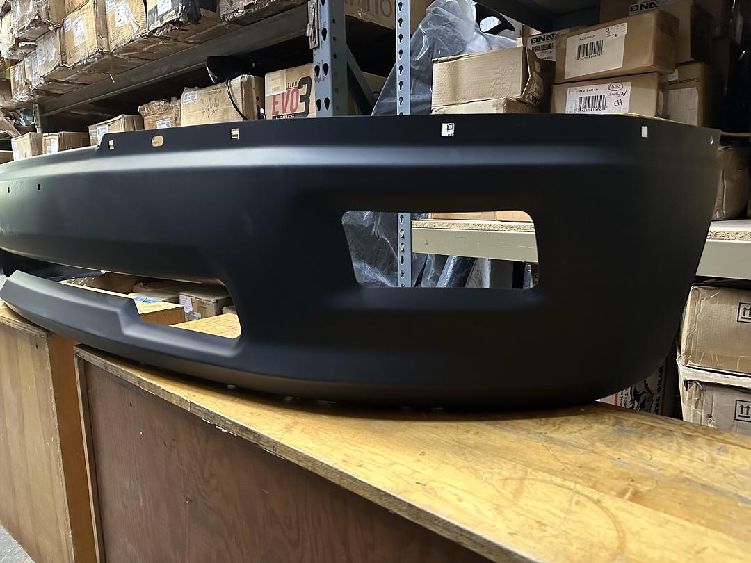 09-12 Dodge Ram 1500 Black Front Bumper W/ Fog Lamps Cutouts