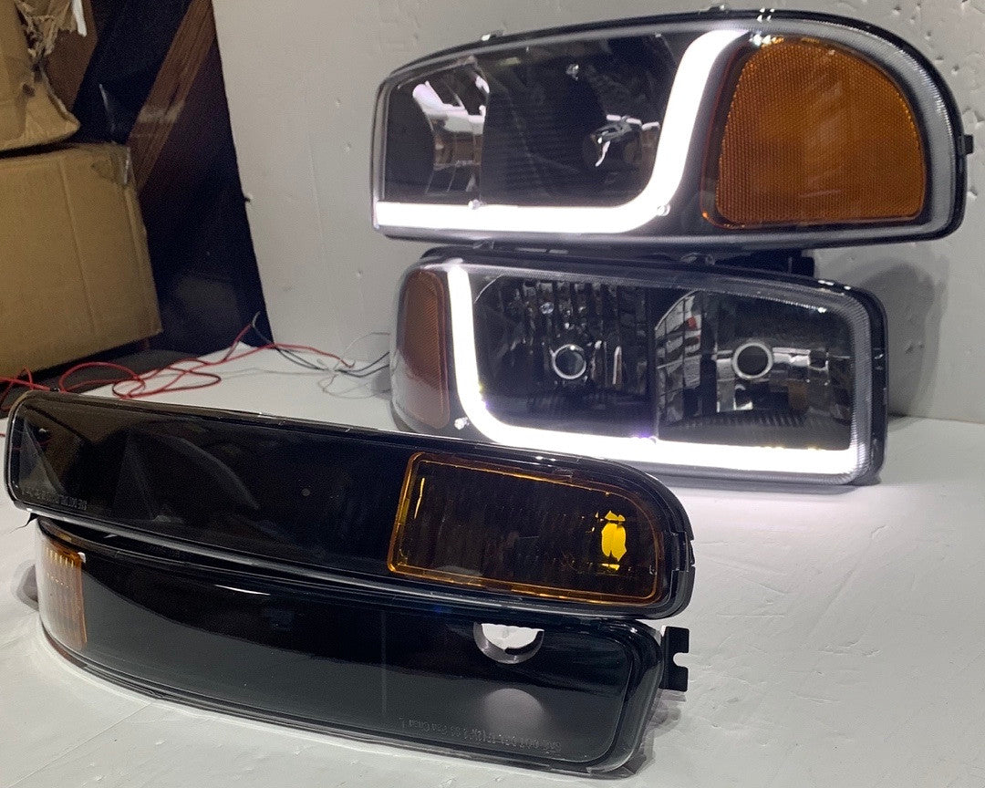 . GMC Sierra / Yukon LED Headlights for 1999 to 2006