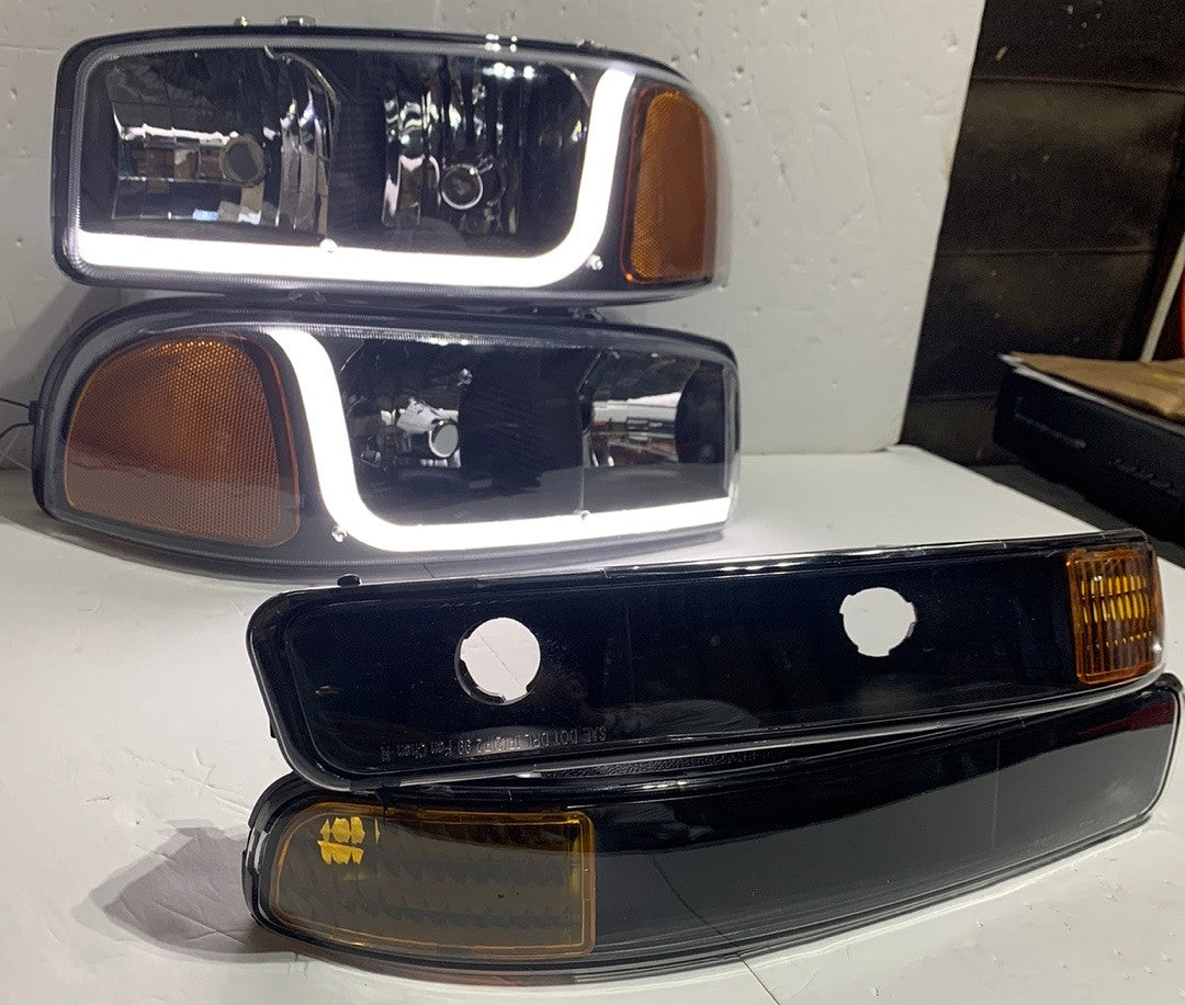 . GMC Sierra / Yukon LED Headlights for 1999 to 2006