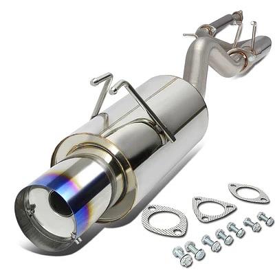2006-2011 Honda Civic Si 2.0L Coupe Catback Exhaust System w/4 in OD Muffler Burnt Tip (Copy)