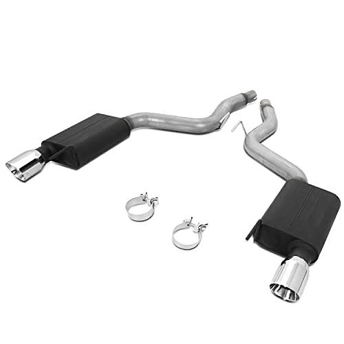2015-2017 Ford Mustang GT 5.0L 4 Inches Oval Style Muffler Axle-Back Exhaust Systems