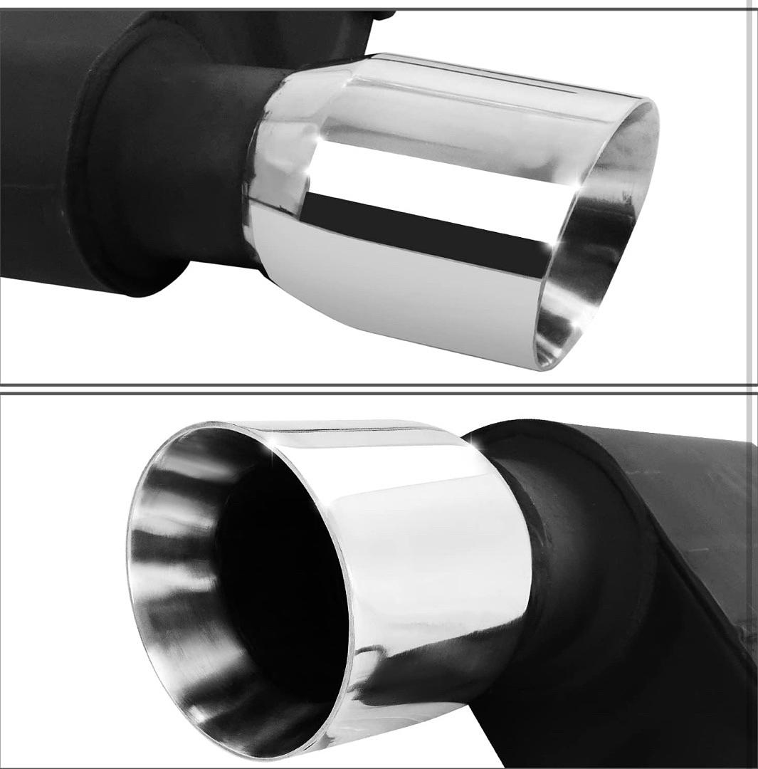 2015-2017 Ford Mustang GT 5.0L 4 Inches Oval Style Muffler Axle-Back Exhaust Systems