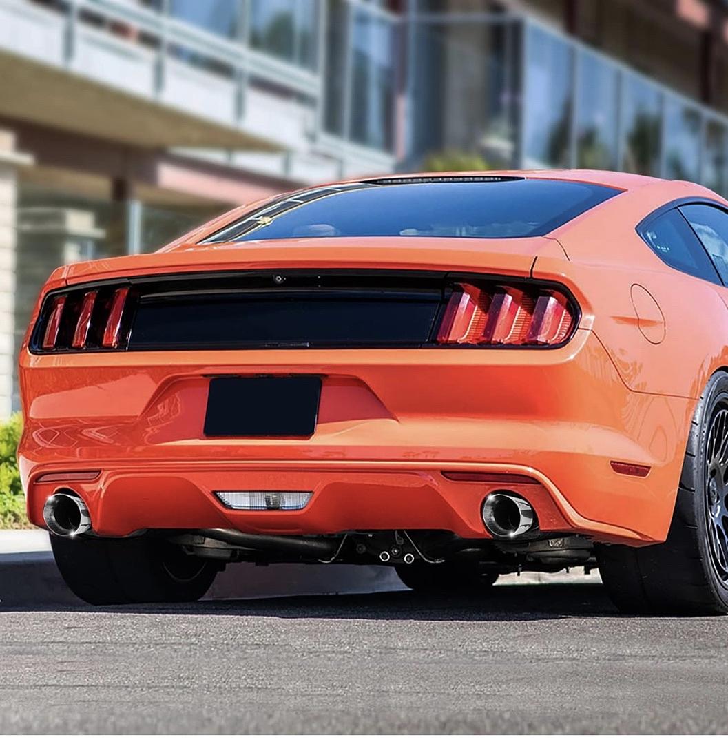 2015-2017 Ford Mustang GT 5.0L 4 Inches Oval Style Muffler Axle-Back Exhaust Systems
