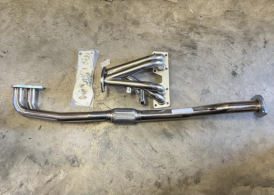 2000 to 2006 Nissan Sentra 1.8 Stainless Steel Exhaust Manifold Header Cabezas
