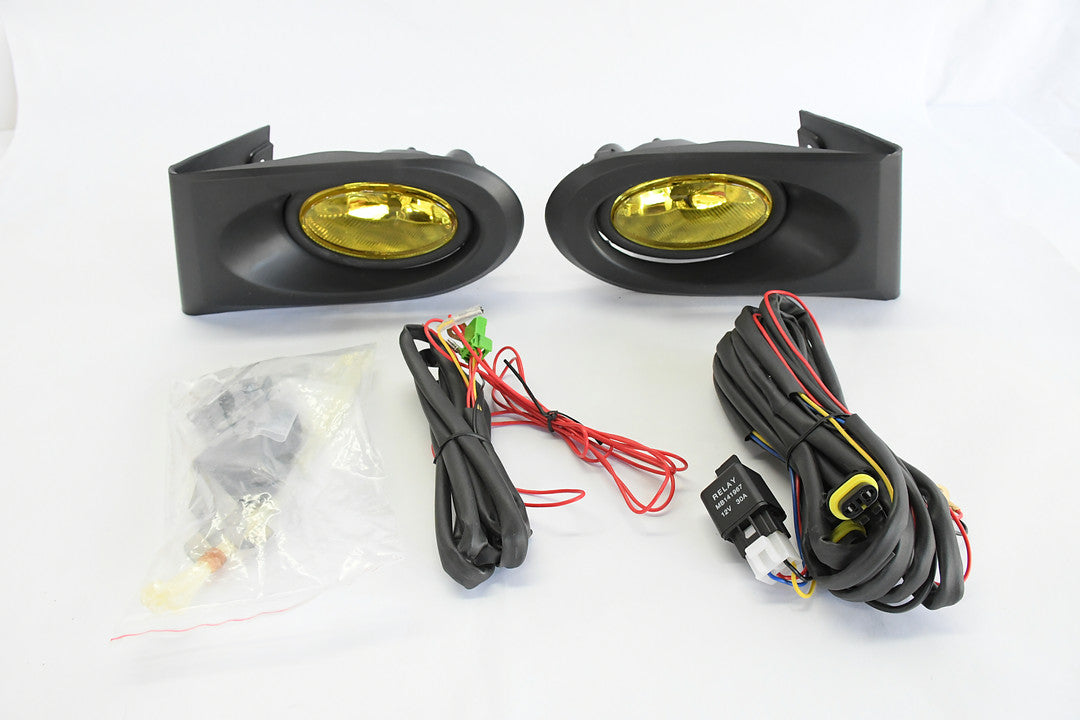 02 03 and 04 Acura RSX Amber Fog light Bezel Luces de Neblina Amarilla