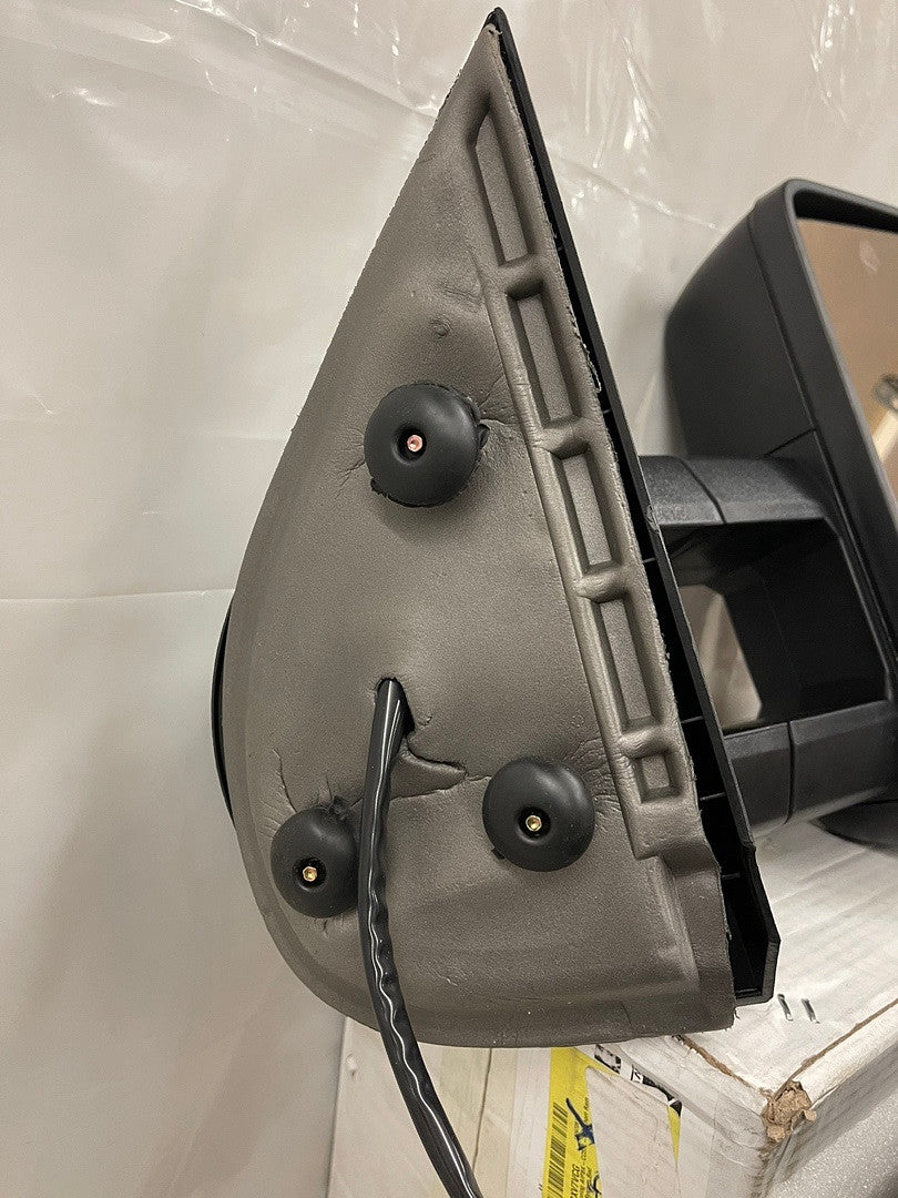 OB TWM-028-T888-BK-AM 07-13 Chevy Silverado/ GMC sierra Powered Towing Mirror+Heat+LED Amber