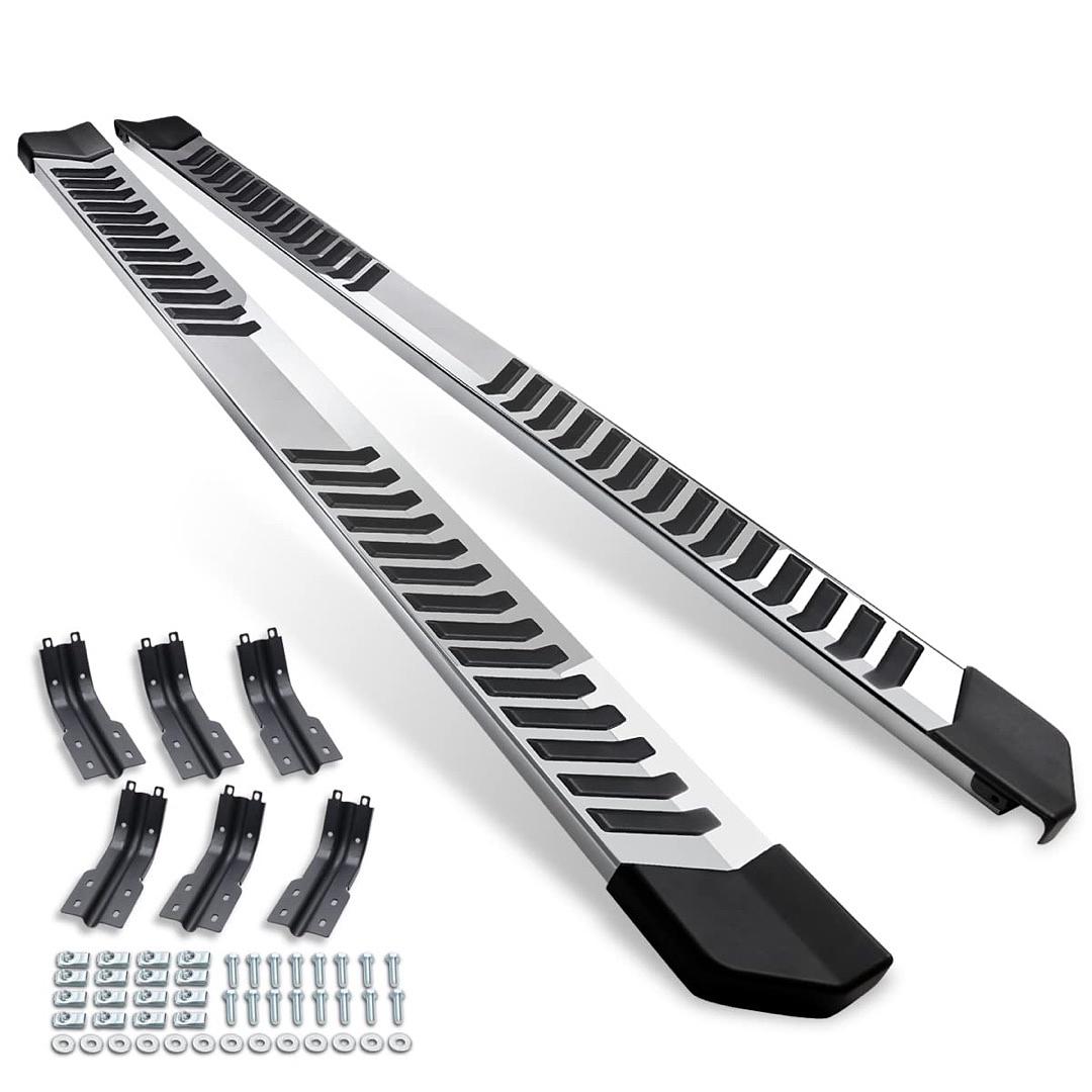 . 6 inch Ford F-250 / F-550 Chrome Crew Cab Running Boards for 1999 to 2016