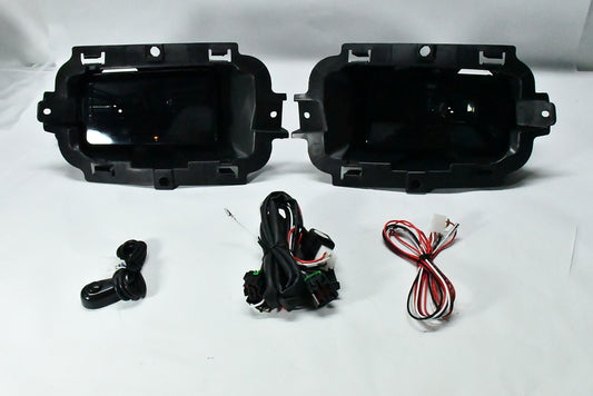 14-15 Chevy Silverado 1500 LED Smoked Fog Lights With Switch Enhanced visibility luz antiniebla ahumado con interruptor