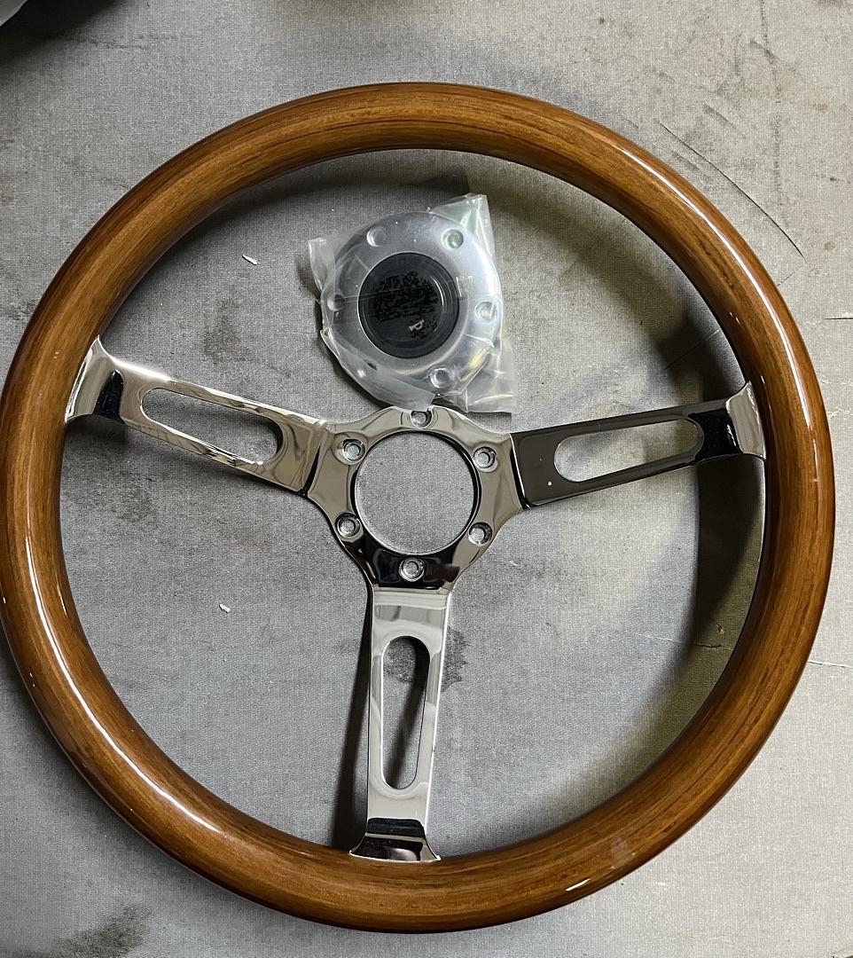 As is universal steering wheel