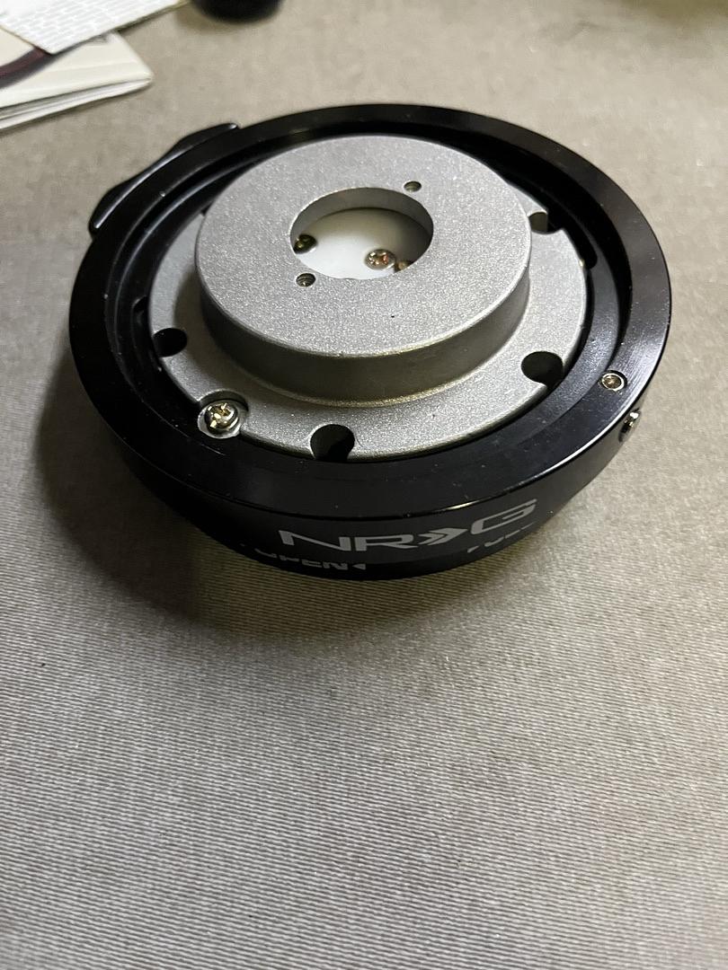 OB NRG-SRK-100CF Universal Steering Wheel Quick Release 1.25 inch Thin Adaptador para Volante Despegue Rapido
