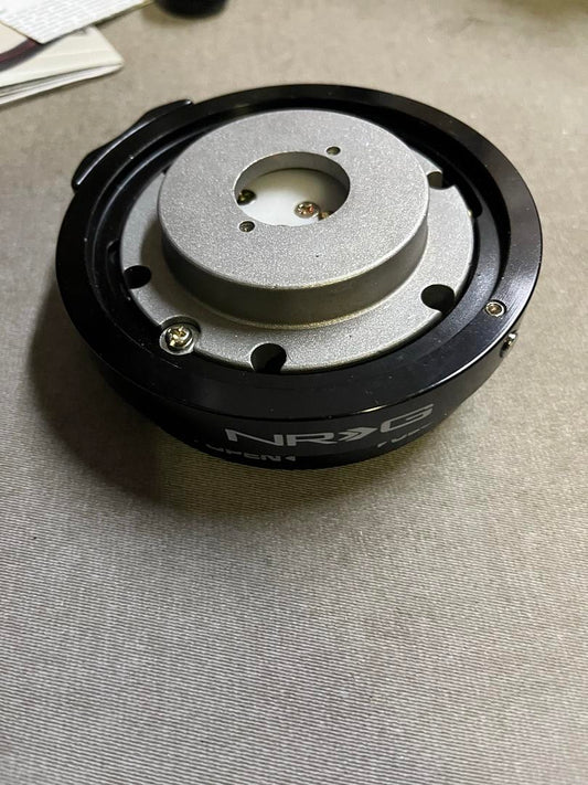 OB NRG-SRK-100CF Universal Steering Wheel Quick Release 1.25 inch Thin Adaptador para Volante Despegue Rapido