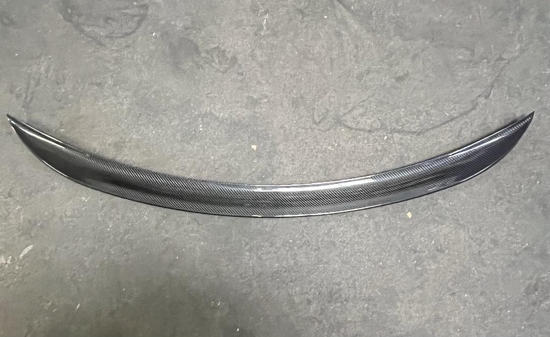 16 to 19 Mercedes Benz GLE AMG Type Carbon Fiber Rear Trunk Lid Spoiler