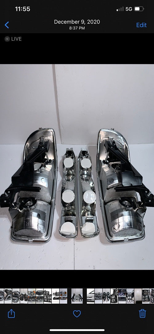 . GMC Sierra / Yukon OEM Style Headlights For 1999 To 2006