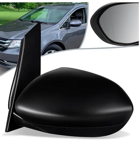 14-17 Honda Odyssey Mirror Driver side Glossy Black