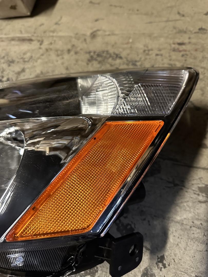 03-07 Honda Accord Left OE Style Chrome Housing Amber Corner Headlight