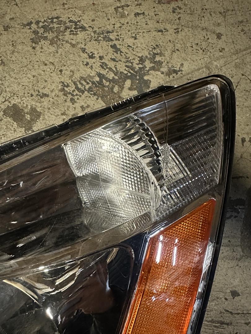 03-07 Honda Accord Left OE Style Chrome Housing Amber Corner Headlight