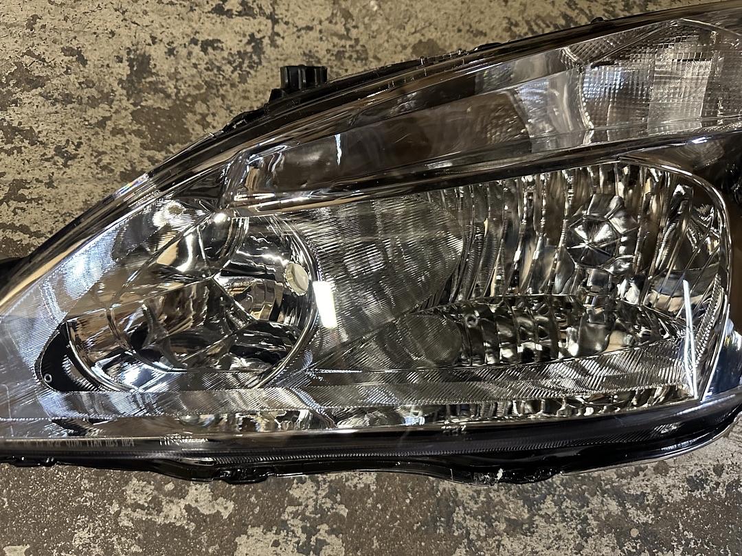 03-07 Honda Accord Left OE Style Chrome Housing Amber Corner Headlight