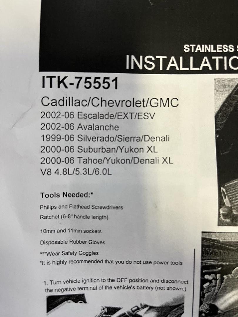 1999 To 2006 Chevrolet Silverado Escalade Suburban Sierra Yukon Tahoe V8 Air Intake Filtro De Aire