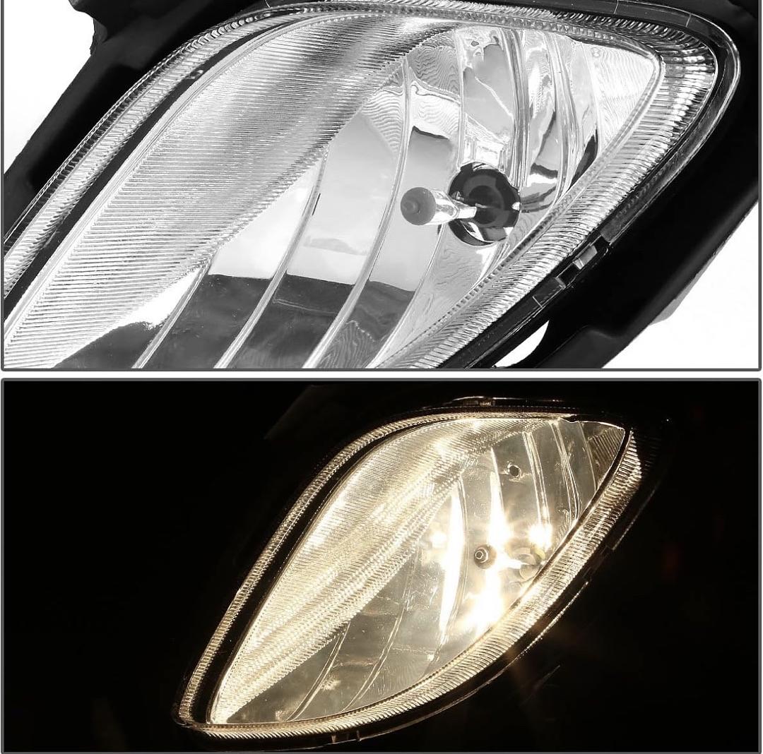 Chrome Fog Lights With Switch Enhance visibility for 10-12 hyundai genesis Coupe, luz antiniebla cromado con interruptor