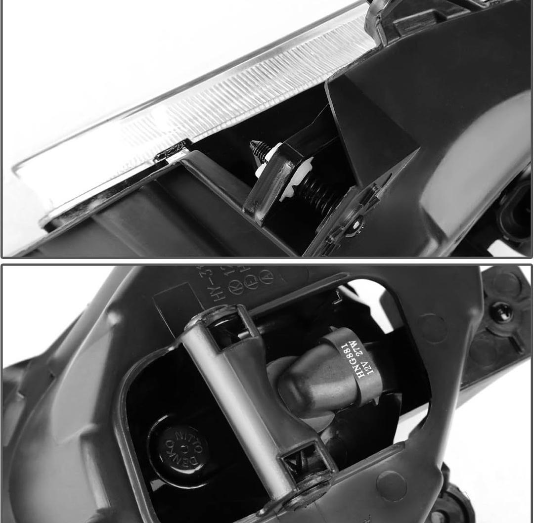 Chrome Fog Lights With Switch Enhance visibility for 10-12 hyundai genesis Coupe, luz antiniebla cromado con interruptor