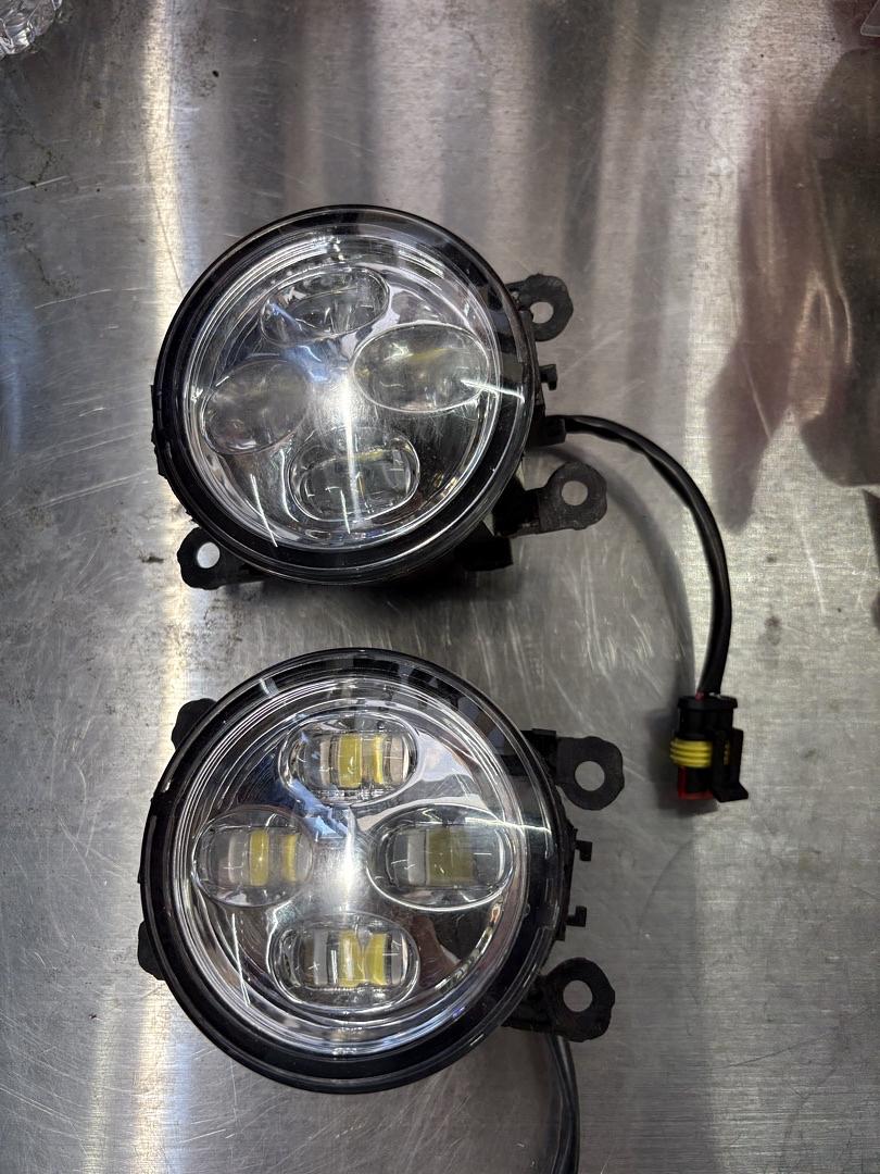 For 2005-2014 ILX RDX CRV Pilot Focus Mustang Navigator Clear LED Fog Lights