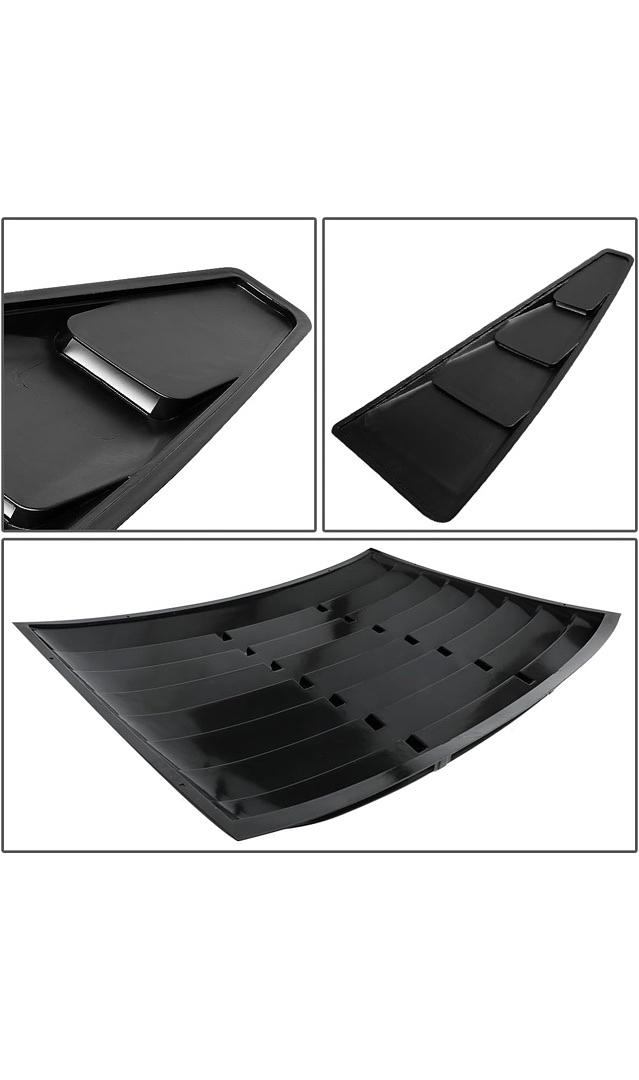 (05-14 Ford Mustang Coupe) Quarter Side Window LouverBlack (Copy)