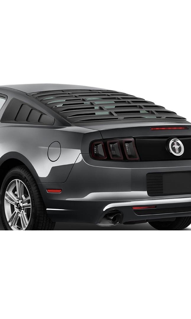(05-14 Ford Mustang Coupe) Quarter Side Window LouverBlack (Copy)