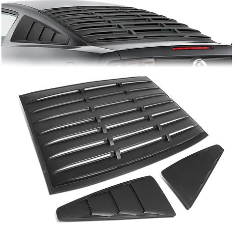 (05-14 Ford Mustang Coupe) Quarter Side Window LouverBlack (Copy)