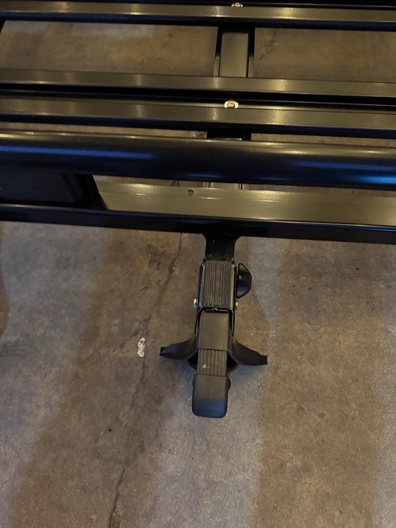 Cargo Roof Rack Cross Bar+Carrier Basket 50" x 38" Black