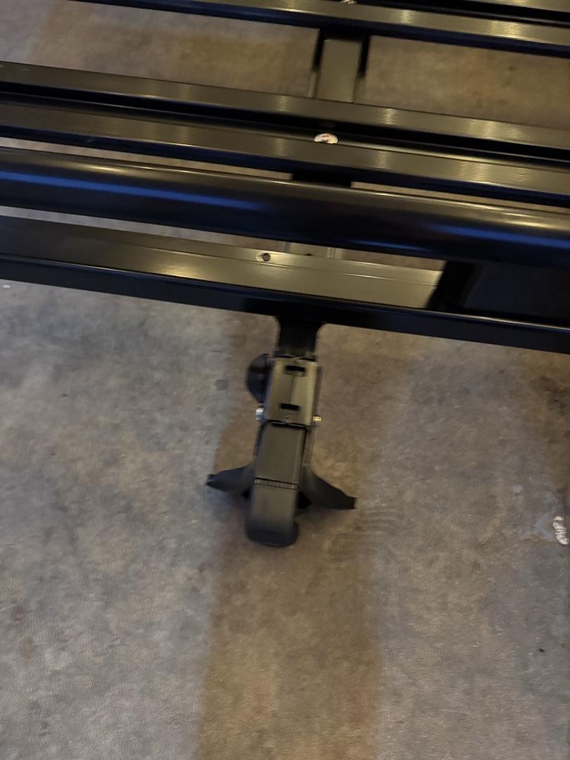 Cargo Roof Rack Cross Bar+Carrier Basket 50" x 38" Black