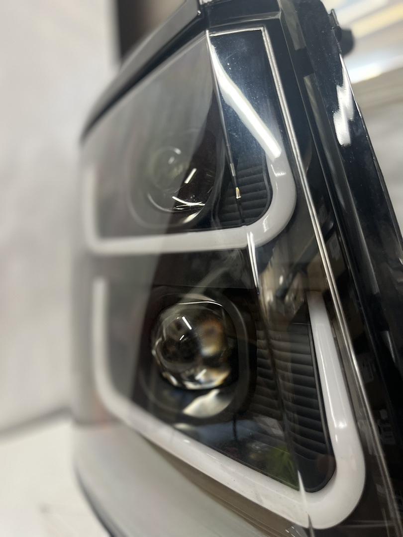 HL-3D-SUB15-BK-AM 15-20 chevy tahoe suburban 16-19 suburban 3500hd black amber led headlights