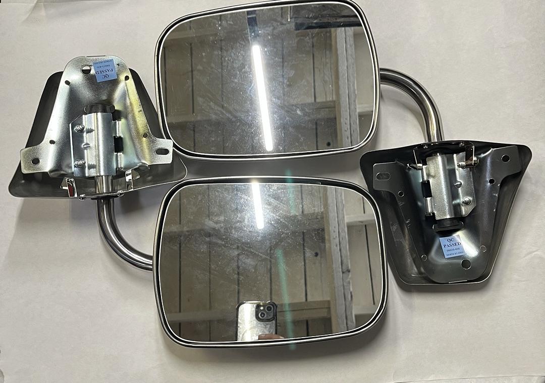 OEM-MR-GM1321103 73 to 86 Chevy GMC C10 CK Pickup Suburban C10 Jimmy Mirrors Espejos Chrome Cromados OE STyle