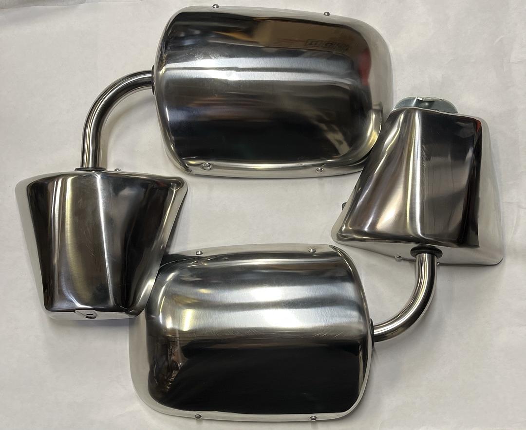 OEM-MR-GM1321103 73 to 86 Chevy GMC C10 CK Pickup Suburban C10 Jimmy Mirrors Espejos Chrome Cromados OE STyle