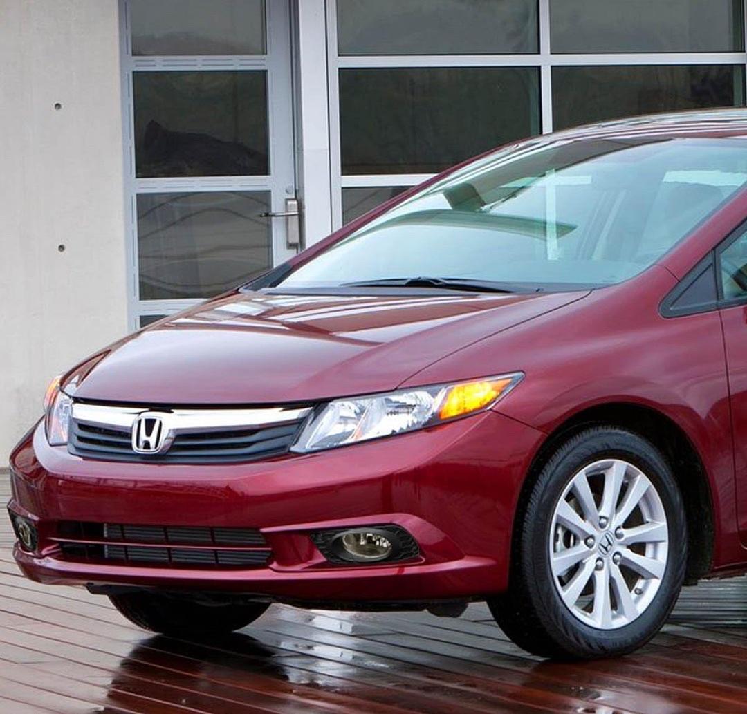 Honda Civic 4door Sedan Smoked Fog Lights for 2012