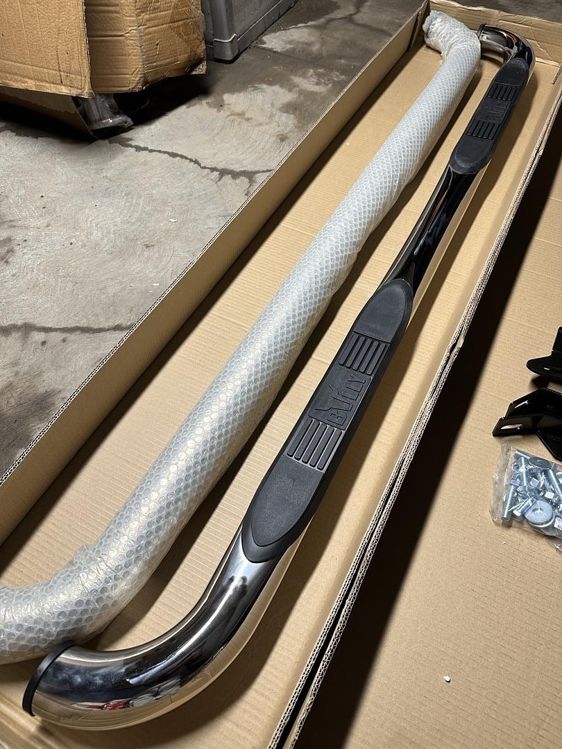 09-18 dodge ram quad cab 3‚Äù bully nerf bars chrome