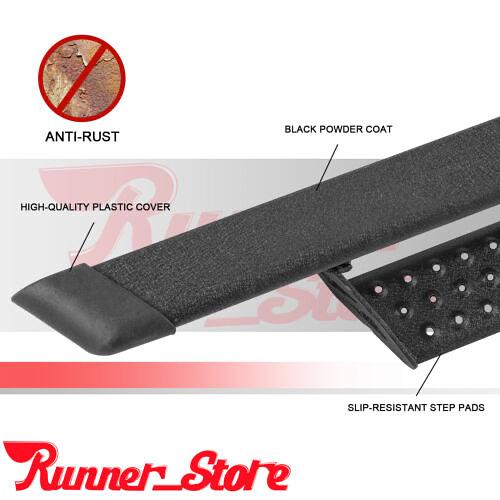 2010 to 2024 Toyota 4Runner Predator Style Nerf Bars Estribos Running Boards Side Step Off Road