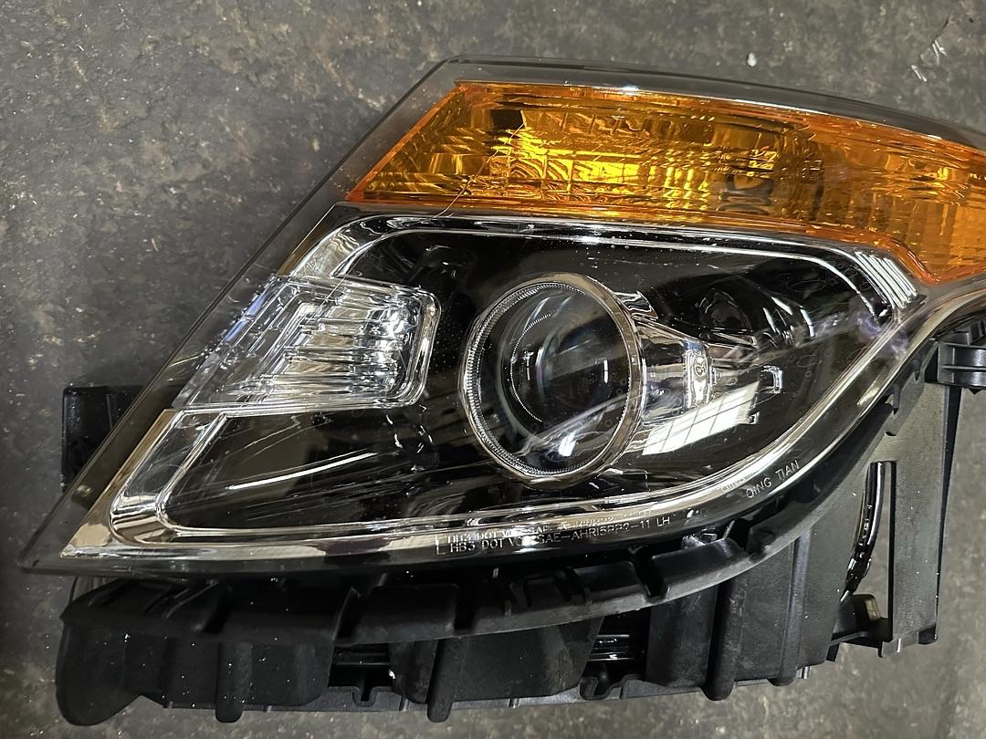 Black Amber Factory Style Driver Side Projector Headlight Lamp Replacement For 11-15 Explorer