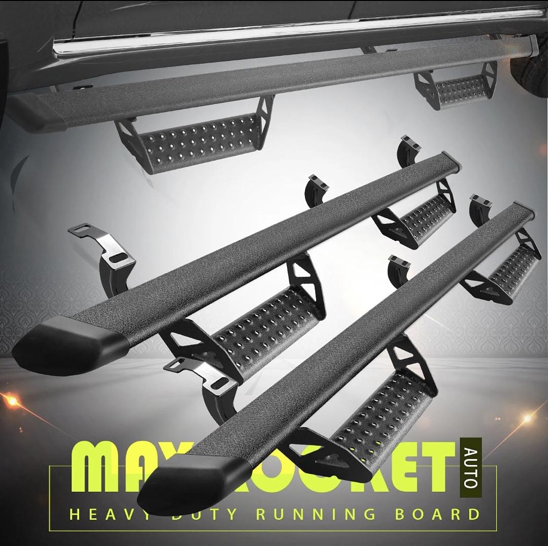 PREDATOR 05-23 Toyota Tacoma crew cab black step running boards