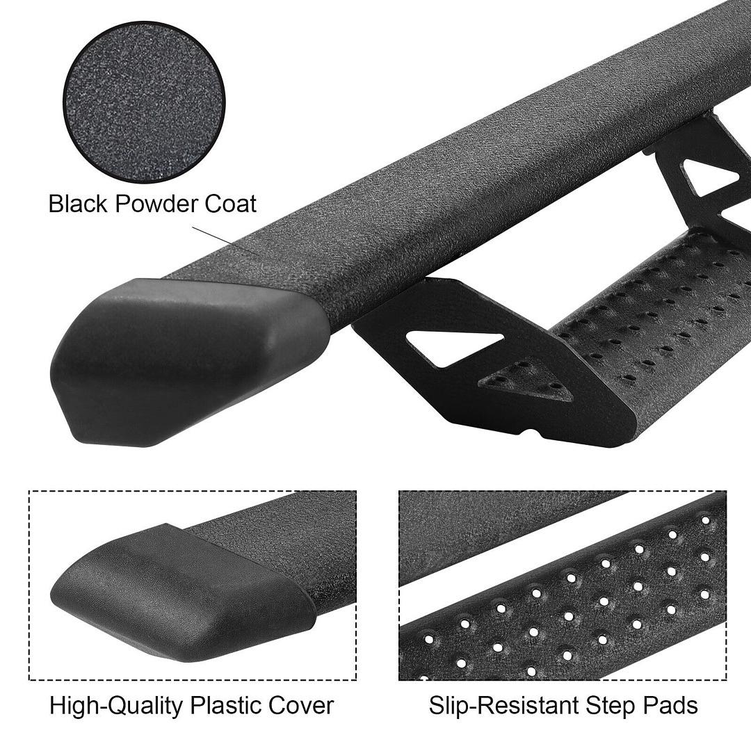 PREDATOR 05-23 Toyota Tacoma crew cab black step running boards
