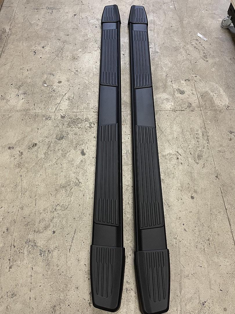 2019 TO 2026 Chevrolet Silverado GMC Sierra Black 6 inch Running Boards Estribos Negros Side step