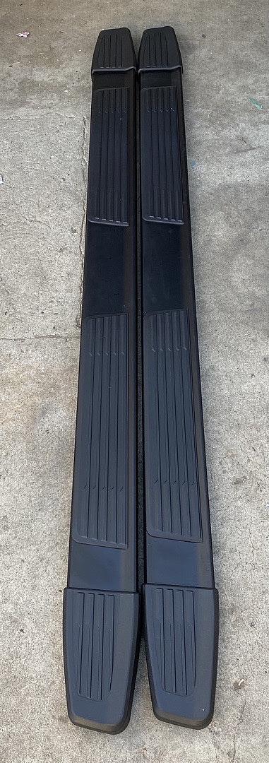 2019 TO 2026 Chevrolet Silverado GMC Sierra Black 6 inch Running Boards Estribos Negros Side step