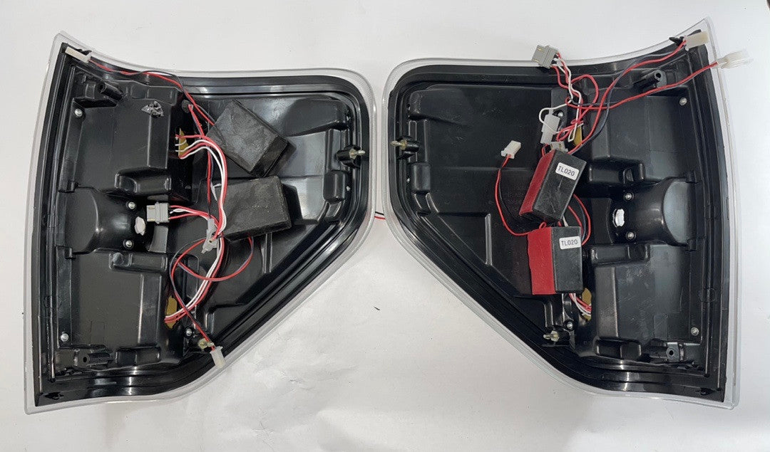 09-14 Ford F-150 Led Black/clear Tail lights