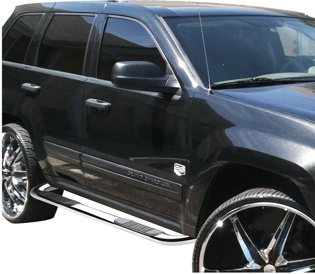 05-10 jeep grand cherokee commander Stainless Steel 3" Side Step Nerf Bar Running Board