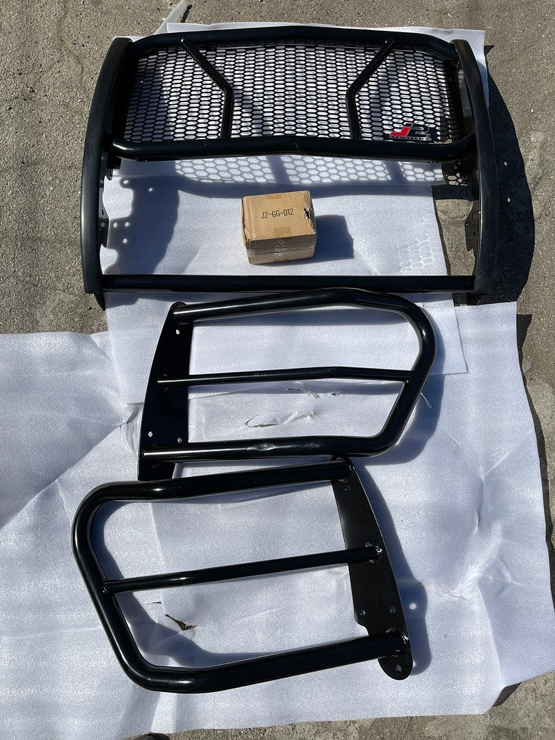 11-16 FORD F-250/350/450/550 SUPER DUTY BLACK J2 Grille Guard missing brackets