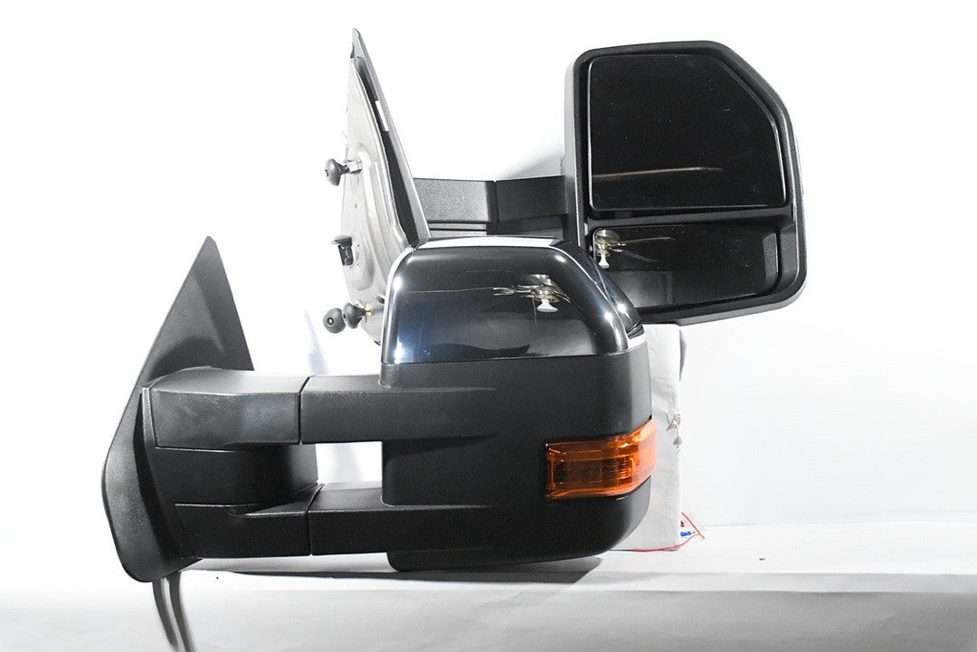 Manual w/LED Turn Signal Side Towing Mirror Replacement