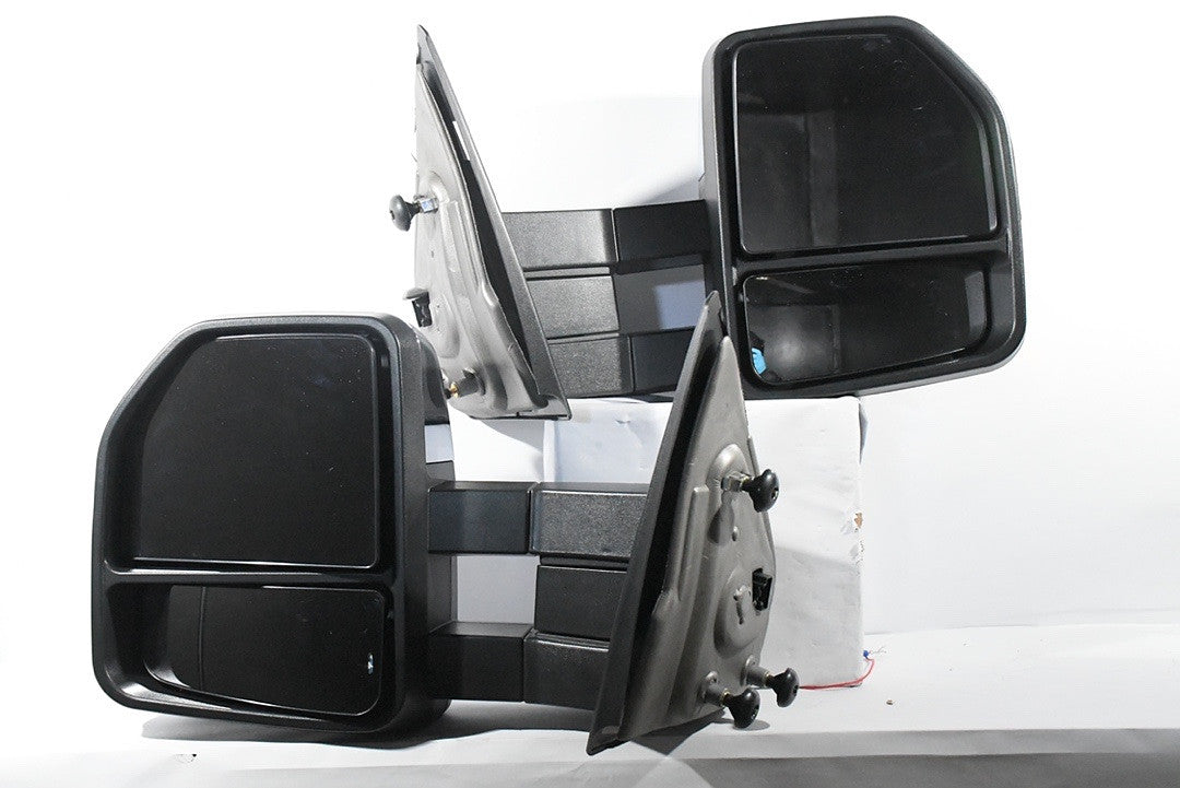 Manual w/LED Turn Signal Side Towing Mirror Replacement