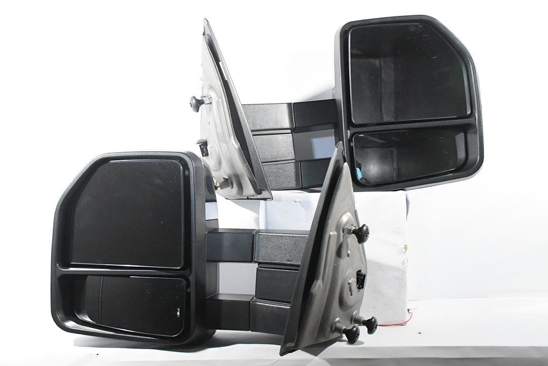 Manual w/LED Turn Signal Side Towing Mirror Replacement