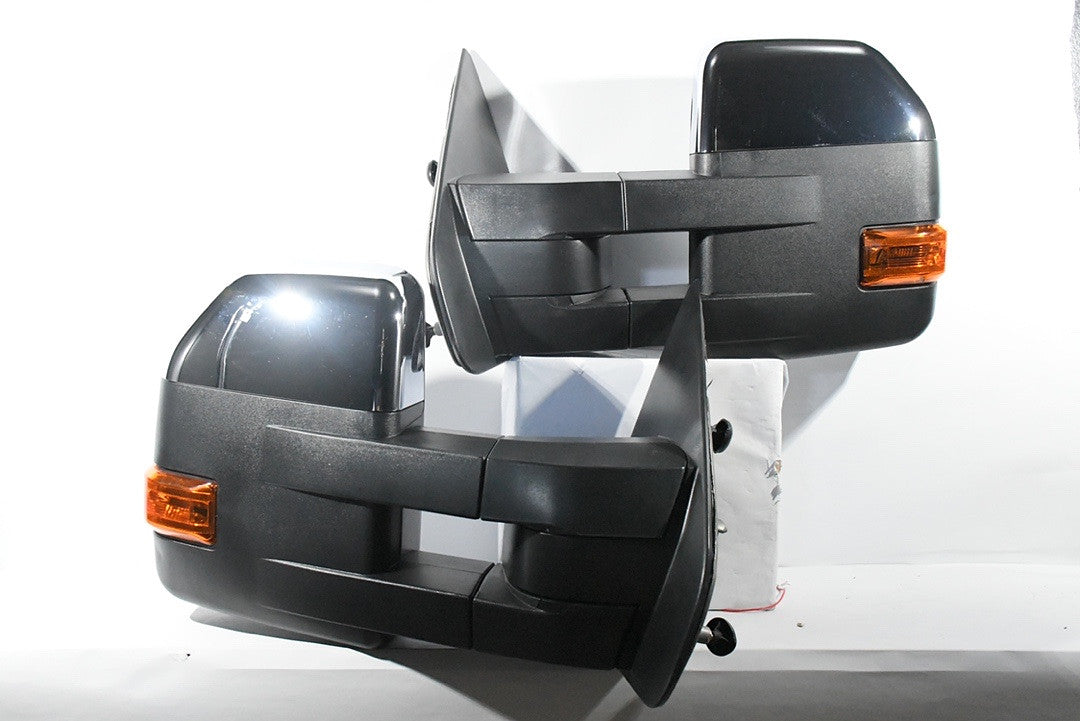 Manual w/LED Turn Signal Side Towing Mirror Replacement
