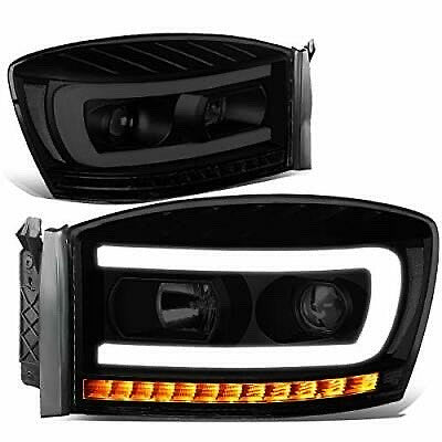 06-08 Dodge Ram Smoked LED DRL Sequential Chasing Signal
