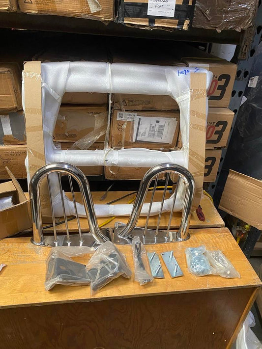 02-07 JEEP LIBERTY grille guard Chrome